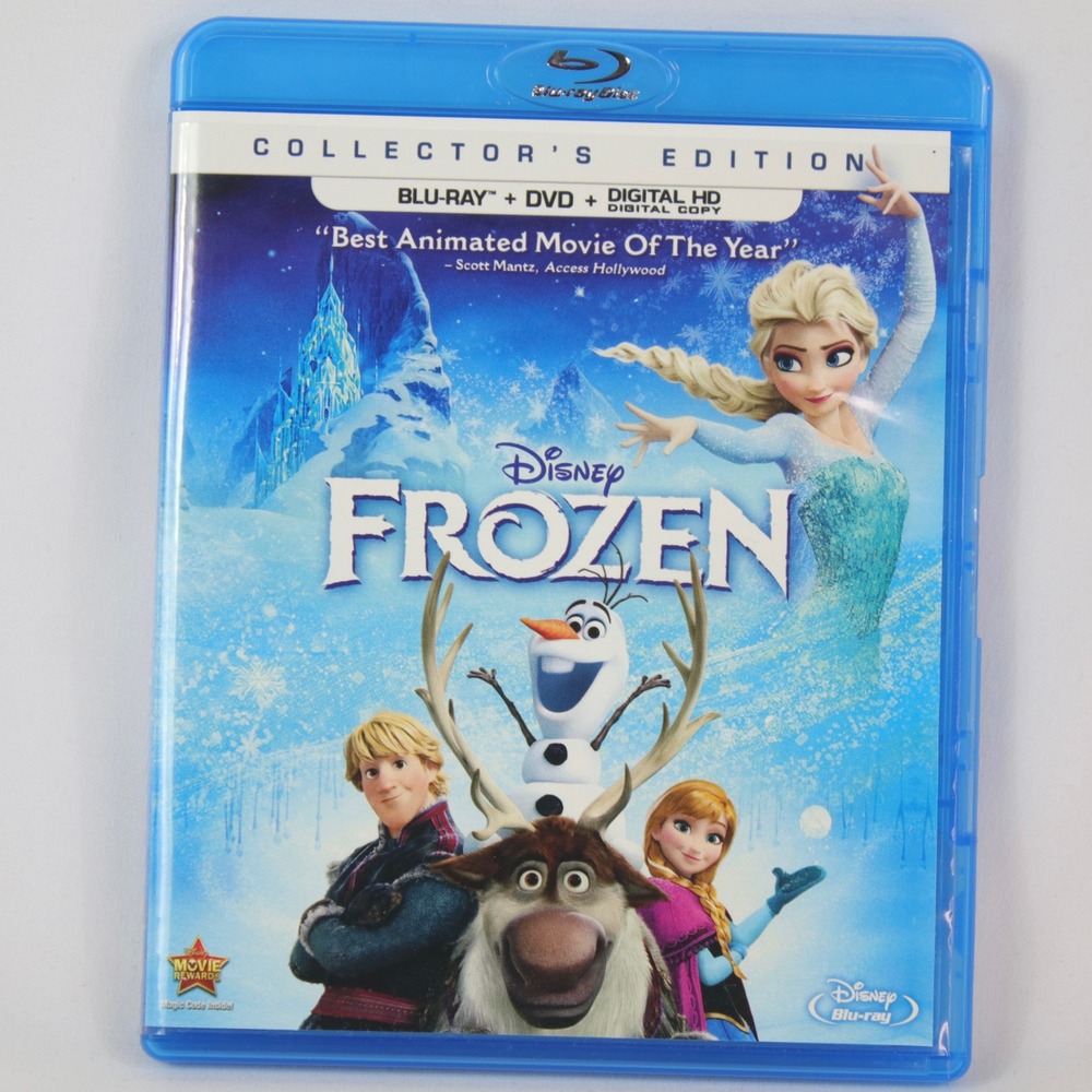 Frozen Collector's Edition Blu-Ray DVD Movie